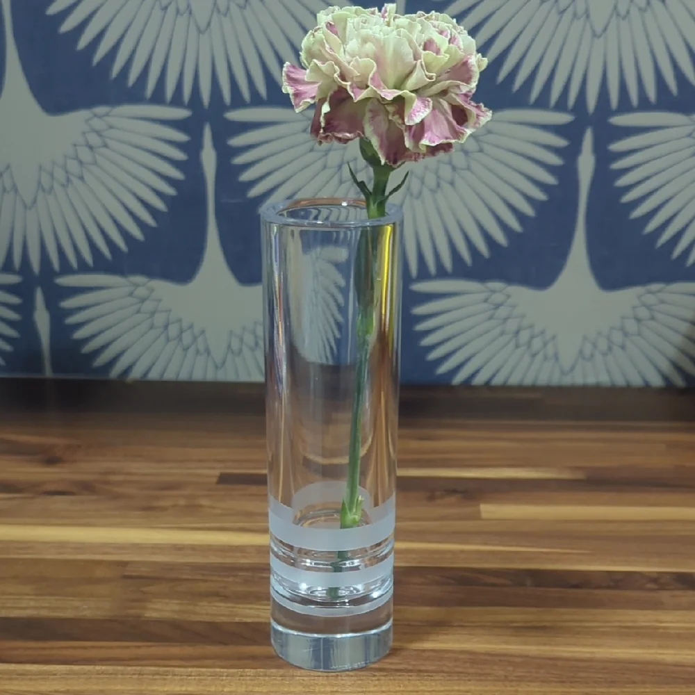 Kate Spade New York Lenox Clear Glass Banded Vase